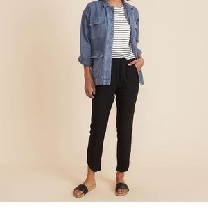 Marine Layer black Allison pant